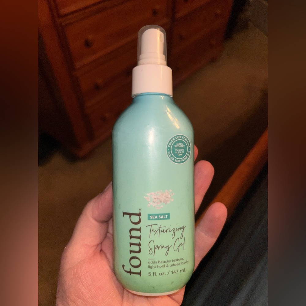Found Sea Salt Texturizing Spray Gel 5fl oz. New